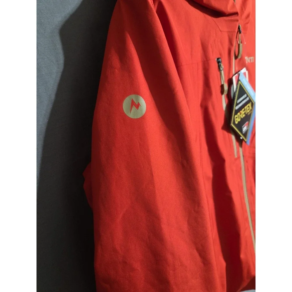 NEW Marmot Lightray Men's M Gore-Tex Recco Ski Parka/Jacket/Coat Orange $350